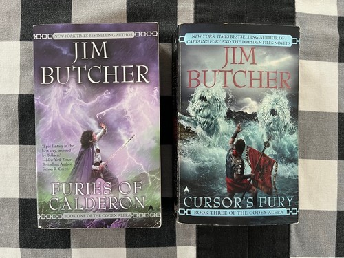 2 PB Lot Codex Alera books Jim Butcher Furies of Calderon & Cursors ...