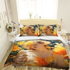 3D Elegante Schönheit C5 Bett Kissenbezüge Decke Bettdecke Abdeckung Set Vera 23