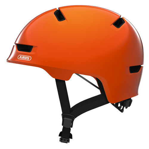 Abus Scraper Kid 3.0 Bicycle Helmet // Shiny Orange - Picture 1 of 2