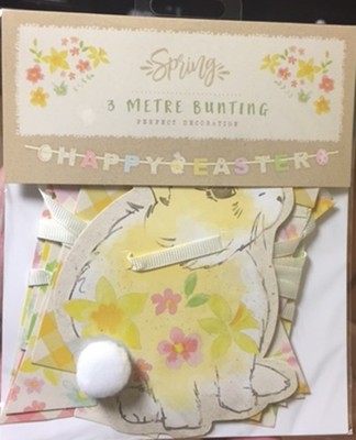 Happy Easter Letter Bunting Hanging Banner Garland Spring Decoration Egg Hunt