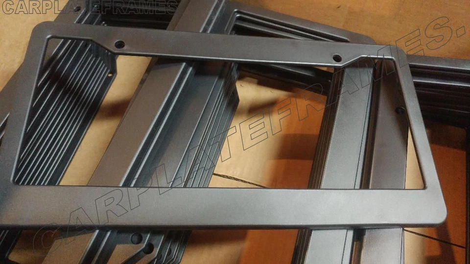 LOT OF 250 BLANK WHITE PLASTIC 250 BULK License Plate Frame FRAMES WITH TABS 1" - Image 4 of 4