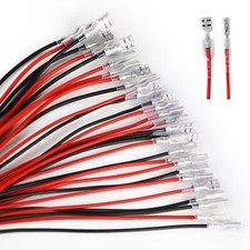 2.8/4.8mm Female Spade Crimp Terminal with Insulating Sleeve and Wire  Electr...