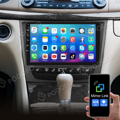 Für Mercedes Benz CLS E-Class W211 W219 Android 13.0 Autoradio GPS Navi WIFI SWC