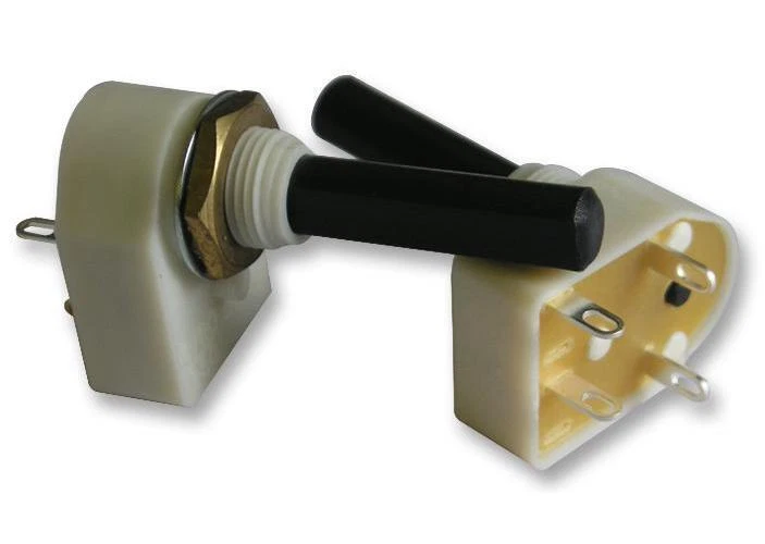 LORLIN 2 Position Rotary Switch,2 Pole, 250V, 4A - RMS1130F