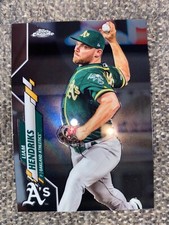 2020 Topps Chrome #2 A’s Liam Hendricks Baseball Card