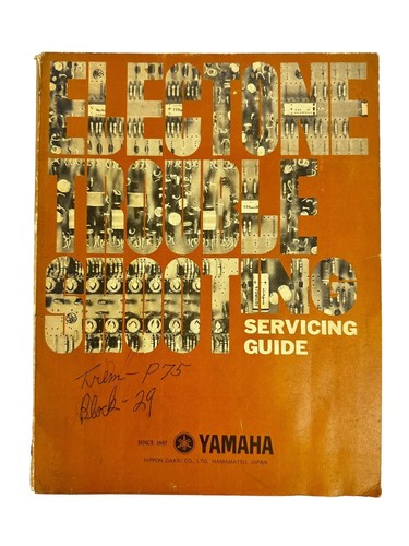 Yamaha Electone Guida Manutenzione Tiro Problemi 3705 Giappone - Foto 1 di 3