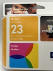 HP 23 Twin Pack Tri-Color Ink Cartridges (2) Sealed c1823t Expired 2004 — photo 2