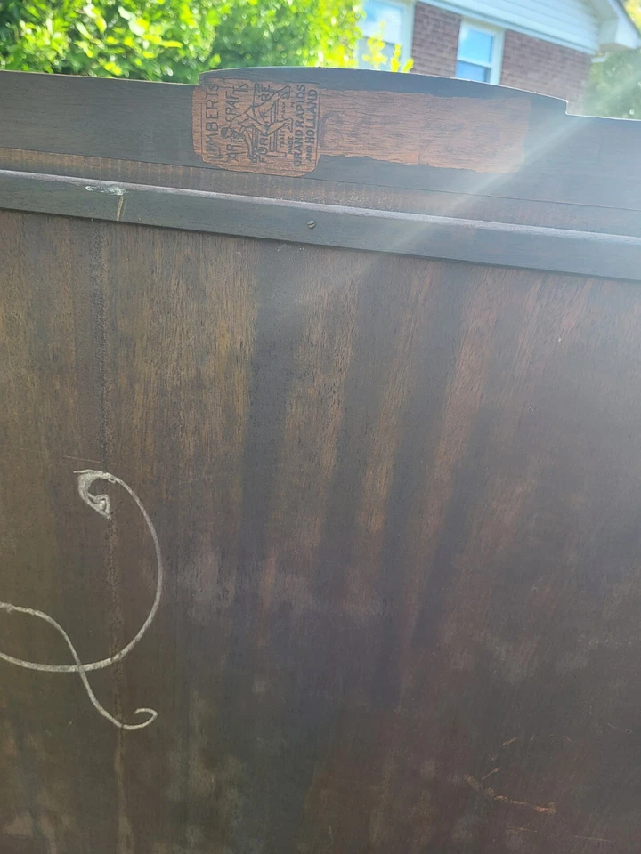 Artesanato antigo de Limberts feito em Grand Rapids Holanda - Imagem 2 de 4