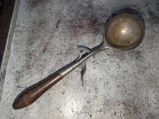 RARE Large Size 6 Scoops to Quart TROJAN Antique Ice Cream Scoop Gem Scoop Co NY