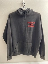Assholes*s Live Forever Distressed Red Letters Sweater Sweatshirt Hoodie New XXL
