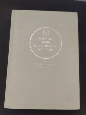 WEBSTER'S THIRD NEW INTERNATIONAL DICTIONARY OF THE ENGLISH LANGUAGE 1971 - 3 V