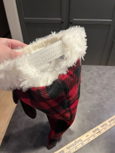 Dan Dee Reindeer Plaid Singing Hat Christmas Musical Singing Dancing Shout - Picture 2 of 9