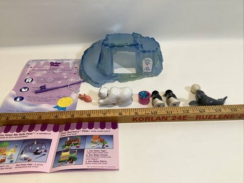 Vintage 1993 LPS Littlest Pet Shop Zoo Polar Pets Toy Play Set Complete KENNER** - Picture 4 of 10