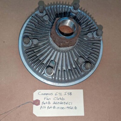 Cummins 6.7 ISB Fan Clutch P# 2602036C1 Alt P# 0100195610 | eBay