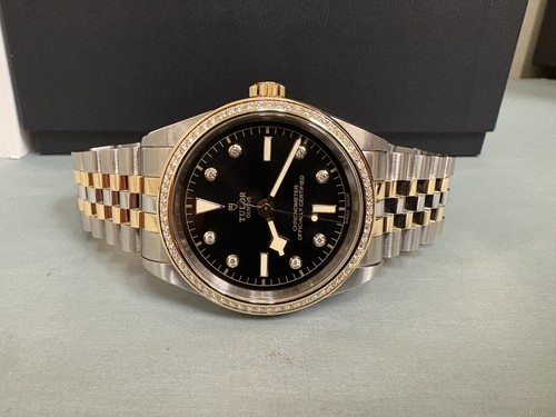 Tudor Black Bay One 39MM Ref. 79673-0005 Diamond Bezel & Dial Box & Tag