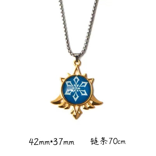 Hot Genshin Impact Pendant Necklace Game Accessories Men's and Women's Alloy Pen - Bild 22 von 31