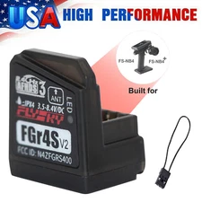 Flysky FGR4S V2 Receiver 2.4G 4CH AFHDS3 for Flysky NB4 PL18 RC Transmitter W6P5