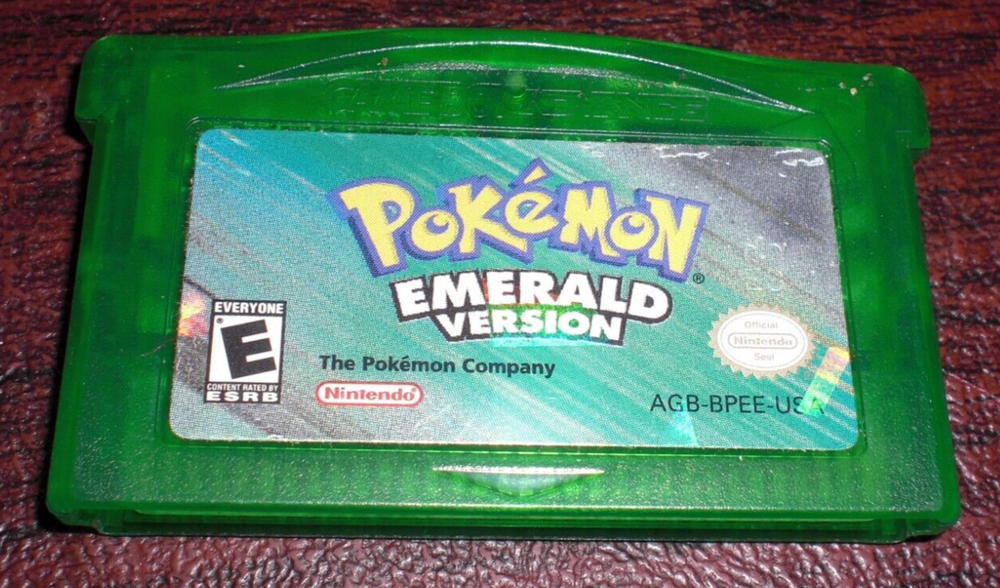 AUTHENTIC Pokemon Emerald Version for Nintendo Game Boy Advance GBA DS TESTED