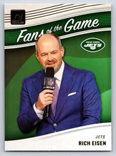 2023 Panini Donruss Football Rich Eisen Fans of the Game Jets