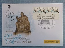 First Day Cover Salon Philatelique D Automne Paris France 2014 Gluck Opera