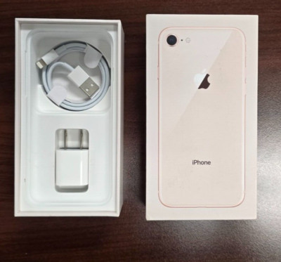 Apple iPhone 8 Original Box with All OEM Accessories Earbuds+ Charger