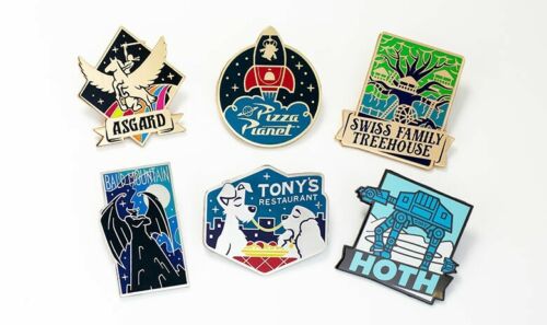 2020 D23 Official Disney Fan Club Set of 6 Collector Pins - Picture 1 of 1