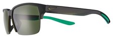 NEW Nike CU3748-330 Matte Sequoia Maverick Free Sunglasses with Green Lenses