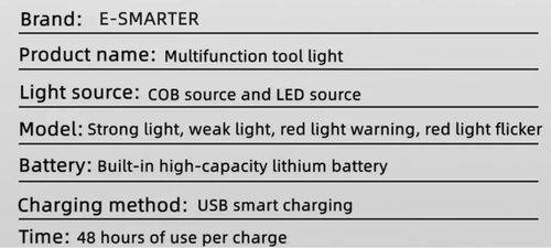 Inspection Light USB rechargeable Work light with Magnet and built in Battery - Picture 9 of 10