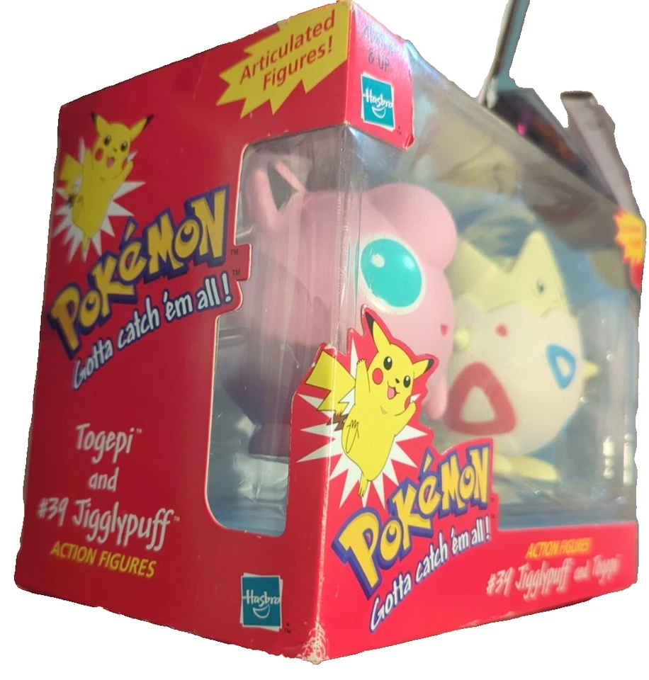 Figura de acción articulada Jigglypuff Togepi Pokemon The Movie 1999 #39 rara nueva Foto 4 de 4