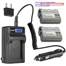 Kastar BatteryLCD AC Charger for Nikon EN-EL15b EL15a Nikon Z7Q3 Z 7 Q3 4K UHD
