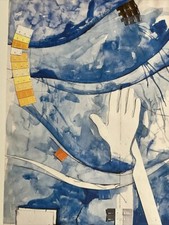 Litografia Mario Schifano Mis 50 X 70 Con autentica fondazione Mario Schifano  