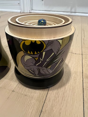 Batman Nesting Dolls *RAR* 7,5" Batman, Robin, Catwoman, Pinguin, Harley Quinn - Bild 6 von 10