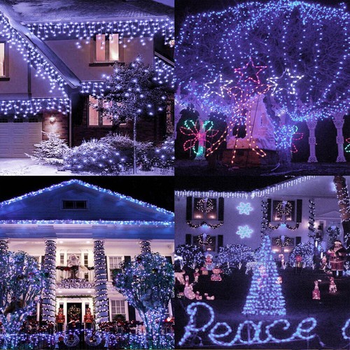 100/200/500 LED Solar Fairy String Lights Outdoor Garden Christmas Lights Decor - Picture 11 of 24