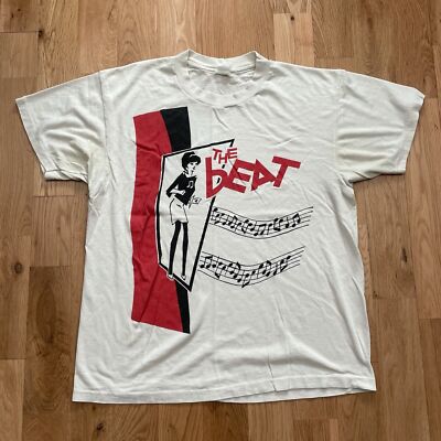 80s THE ENGLISH BEAT VINTAGE バンド Tシャツ Vintage 80's The English Beat Band New Wave Concert T-Shirt