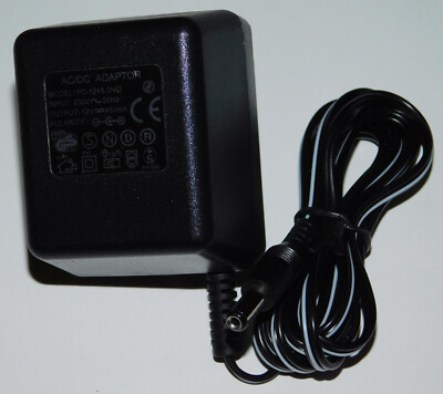Stecker Netzteil 12V DC 450mA Hohlstecker 5,5 / 2,1 mm AC-DC Adaptor PC-1245-DVD