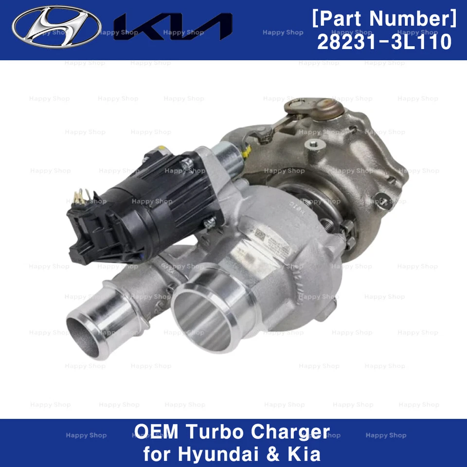 CARGADOR TURBO 282313L110 OEM para Hyundai Genesis G70 G80 G90 Kia K900 Stinger Foto 2 de 3