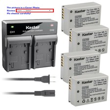 Kastar Battery Dual Rapid Charger for Canon NB-7L CB-2LZ Canon PowerShot G11