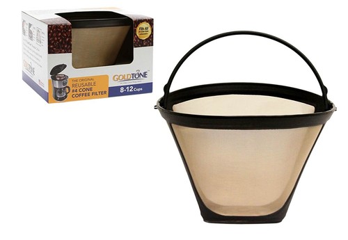 (12) GoldTone anthrazit Wasserfilter & #4 Kegelfilter für Cuisinart Kaffeemaschine - Bild 2 von 11