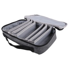 Travel Sunglasses Organizer Case, Adjustable Slot for Multiple Pairs,7787