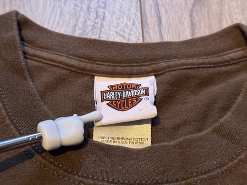 Harley-Davidson Shirt Mens XXL Gray Cajun H-D Lafayette Louisiana Dealer Graphic - Picture 5 of 11