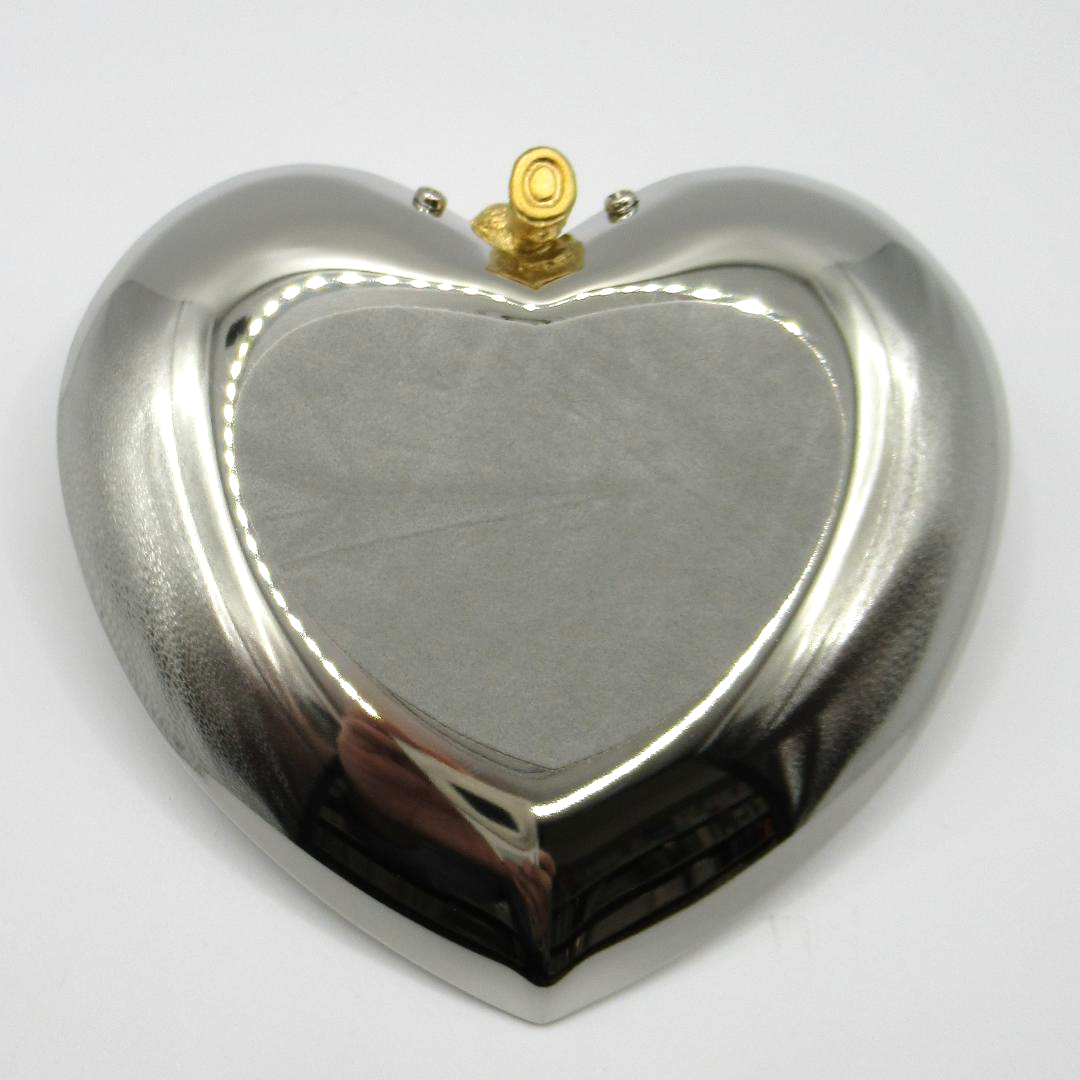 Mikimoto Jewelry Accessories Tray Silver Heart Golden Bear with