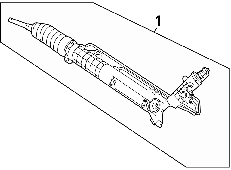 2006-2013 BMW 128i 135i 328i 335i Power Steering Gear Rack Pinion OEM Used Foto 4 de 4