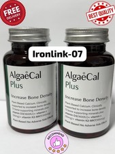 2 Pack AlgaeCal Plus Bone Health Formula 120 ...
