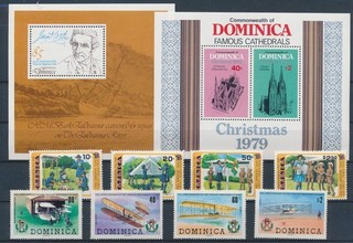 LS99146 Dominica Aviación Chica Guías Lote Fino MNH