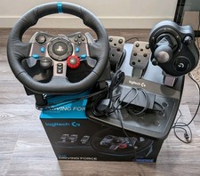 Logitech G29 Racing Steering Wheel + Pedals + Gear Shifter (Everything)