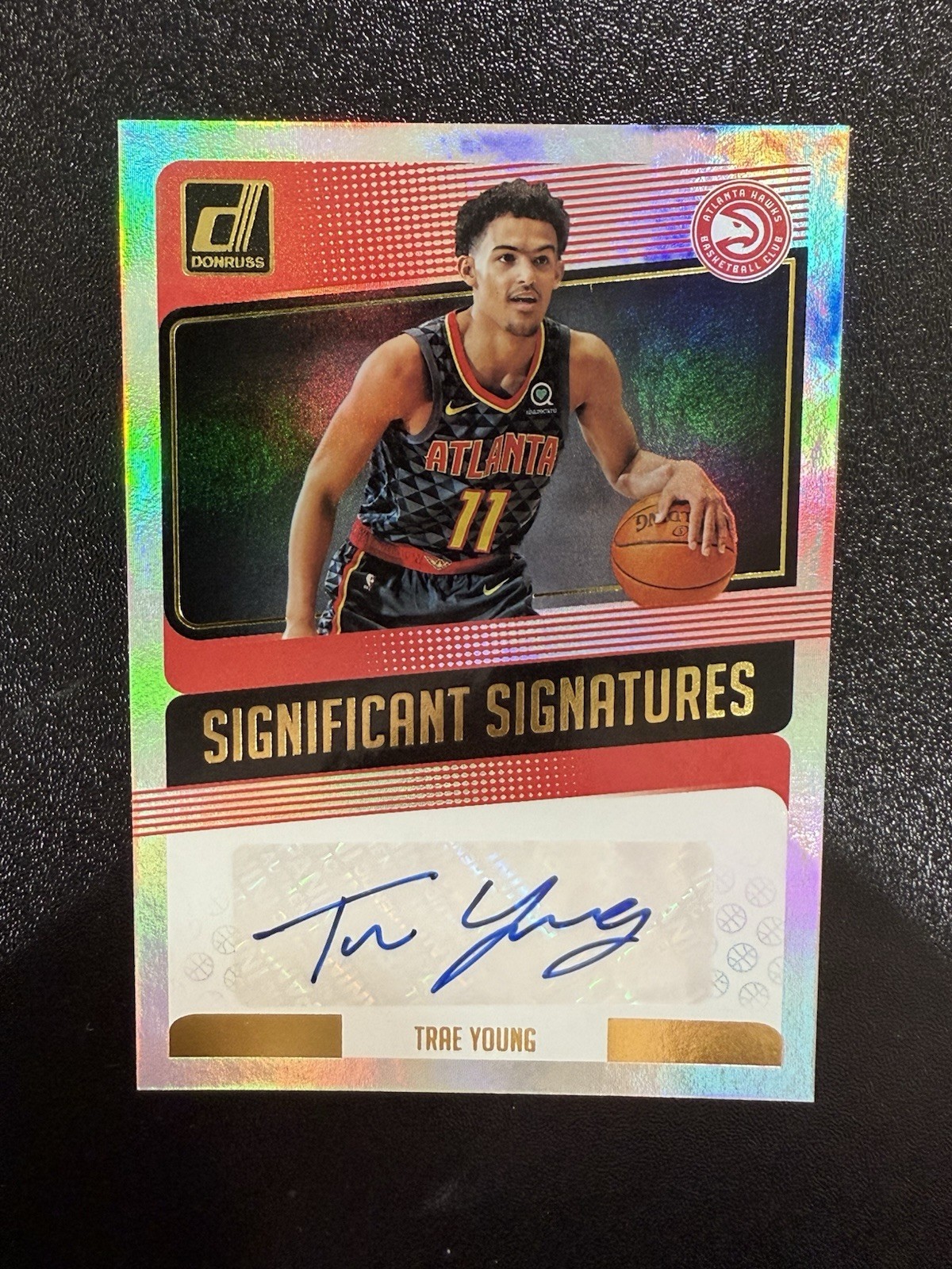 2018-19 Panini Donruss Trae Young Significant Signatures Autograph Rookie Auto