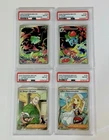 PSA 8 Pokemon Graded Slab Lot x4 Bulbasaur Ivysaur Lillie Mega Evolution PSA