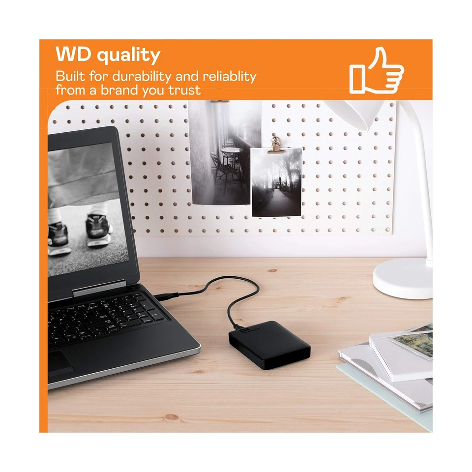 WD 5TB Elements Portable External Hard Drive for Windows, USB 3.2 Gen 1/USB 3... - Image 4 of 4