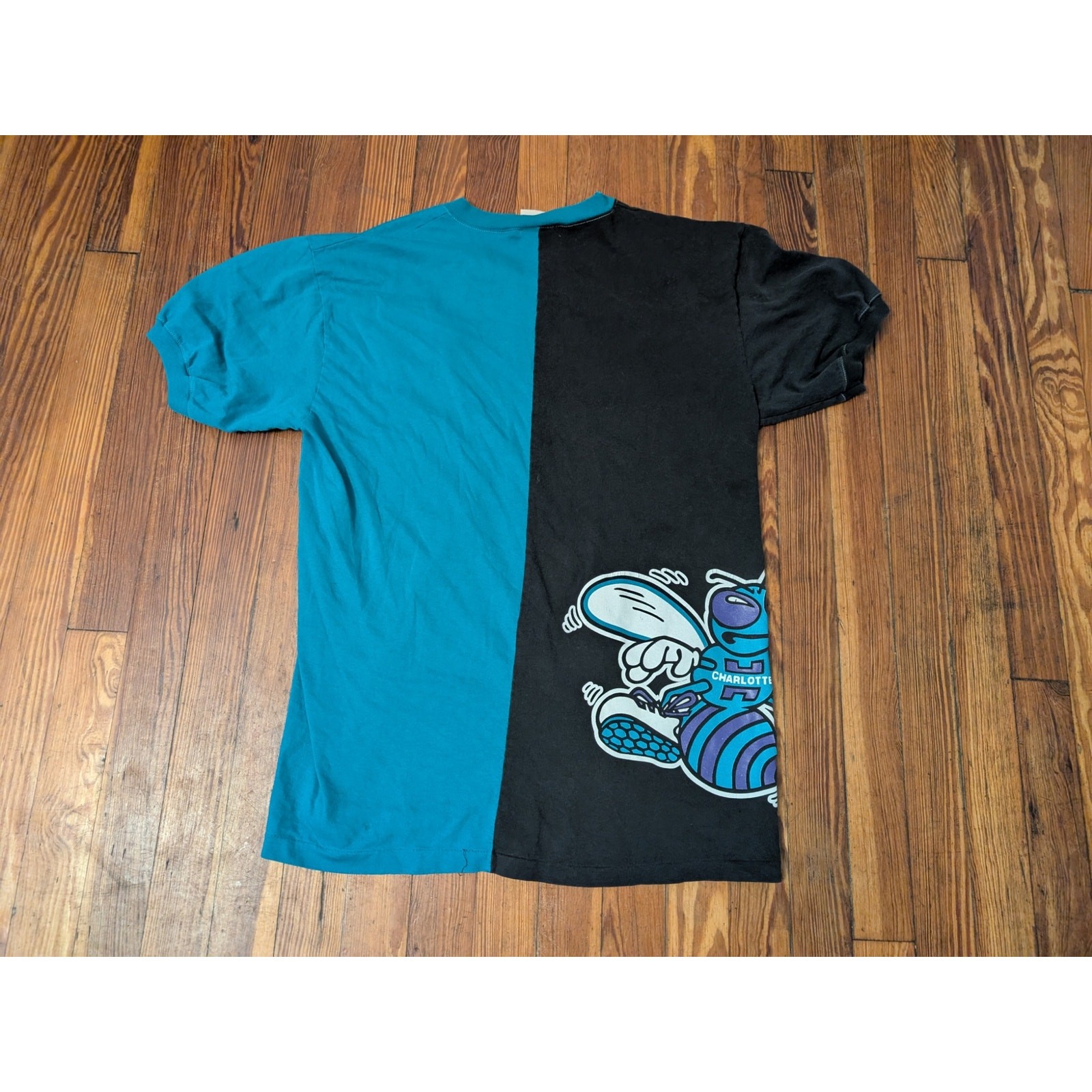 ALTRA Camicia vintage TP Charlotte Hornets uomo grande colorblock
