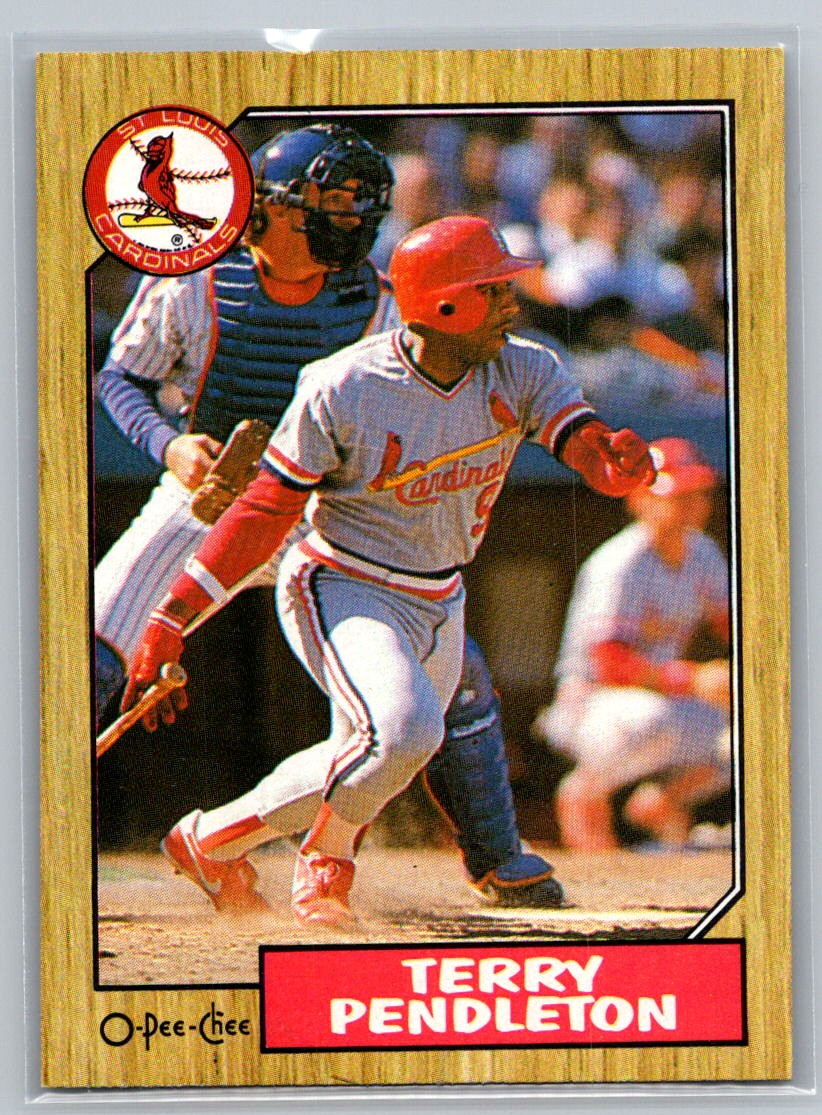 Terry Pendleton 1987 O-Pee-Chee OPC St. Louis Cardinals 8